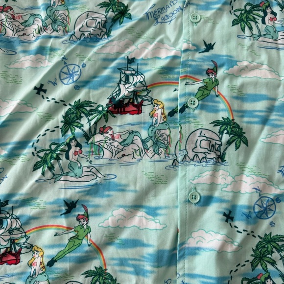 Disney Peter Pan button down shirt NWT - Picture 3 of 3